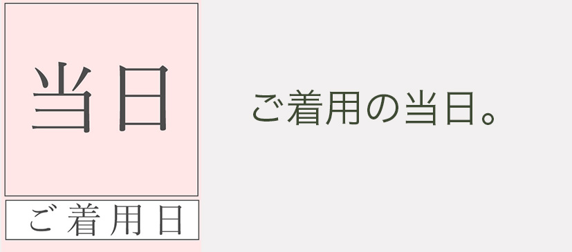 ご着用日